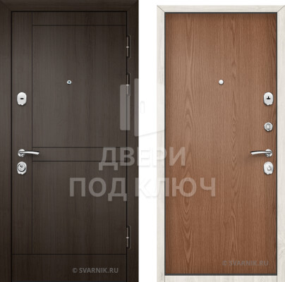 Входная уличная металлическая дверь на заказ ДПК-4195