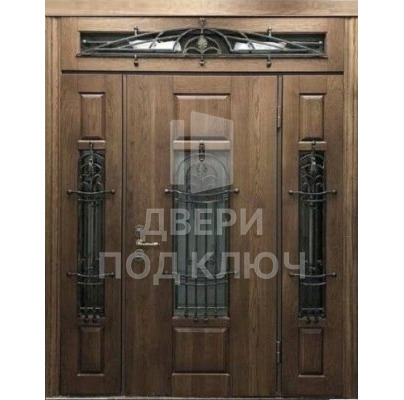 Филенчатая дверь с окном ДПК-12614