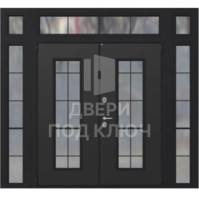 Дверь со вставкой стеклянной ДПК-12638